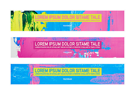 템플릿 배너템플릿 가로배너 사각프레임 사람없음 컬러풀 사각형 페인트 물감 현수막 배너세트 AI파일 도형 배너 컬러 프레임 가로 세트 미술도구 파일형식 벡터