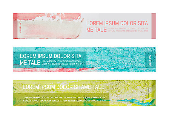 템플릿 배너템플릿 가로배너 사각프레임 사람없음 컬러풀 사각형 페인트 물감 현수막 배너세트 AI파일 도형 배너 컬러 프레임 가로 세트 미술도구 파일형식 벡터