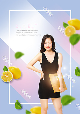 PSD 편집 편집이미지 원피스 여자 허리손 다이어트 과일 나뭇잎 한명 서기 20대 성인 뷰티 한국인 레몬 체중계 의료성형뷰티 성인여자한명만 이미지편집 1 옷 포즈 잎 모션 건강 사람 동양인 청년 여자한명만 성인여자만 파일형식