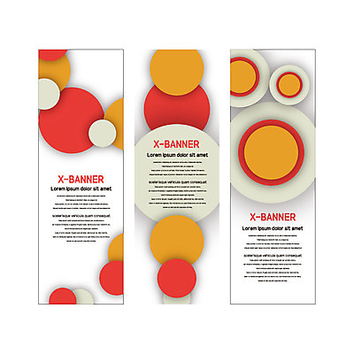 템플릿 배너템플릿 세로배너 패턴 사람없음 현수막 원형 겹침 배너세트 엑스배너 AI파일 도형 배너 무늬 세로 세트 파일형식 벡터