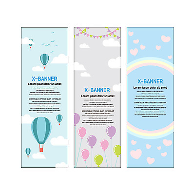 구름 템플릿 배너템플릿 세로배너 무지개 하늘 사람없음 현수막 열기구 하트 풍선 배너세트 엑스배너 AI파일 자연요소 모양 배너 항공교통 세로 세트 파일형식 벡터