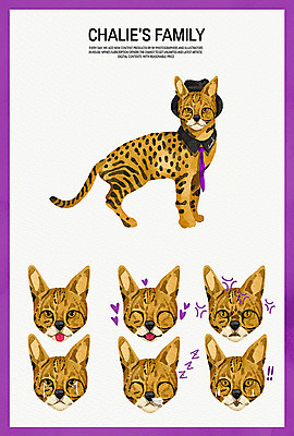 PSD 모자 일러스트 가족 수채화 표정 웃음 사람없음 반려동물 고양이 놀람 기쁨 다양 분노 잠 졸음 반려 사바나 국내일러스트 동물 잡화 감정 다수 포유류 관계 파일형식