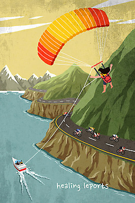 PSD 여자 남자 도로 스포츠 요트 일러스트 산 여러명 성인 취미 여름 레포츠 강 자전거 절벽 수상스포츠 힐링 여름스포츠 사이클링 패러세일링 국내일러스트 계절 길 다수 배_교통 교통시설 레저 사람 바이크 육상스포츠 파일형식 여름_계절