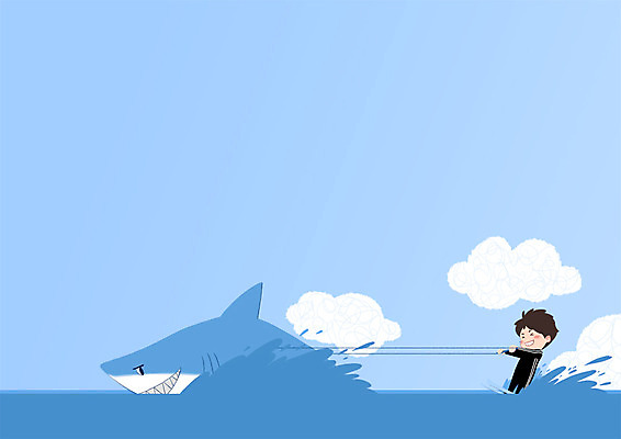 전신 PSD 동물 남자 어린이 바다 일러스트 한명 상어 수상스키 국내일러스트 1 어류 사람 수상스포츠 파일형식