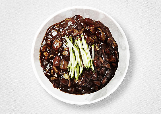 PSD 접시 음식 일러스트 오이 수채화 사람없음 중식 짜장면 국내일러스트 식기 채소 파일형식