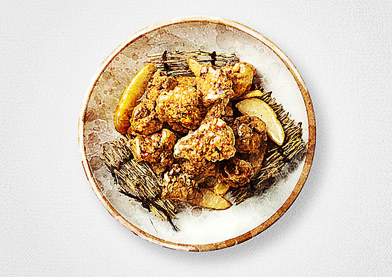 PSD 접시 음식 일러스트 수채화 사람없음 치킨 국내일러스트 식기 닭고기요리 파일형식