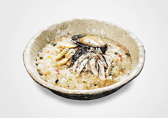 PSD 그릇 음식 일러스트 수채화 사람없음 전복 닭죽 전복죽 국내일러스트 식기 어패류 죽 파일형식