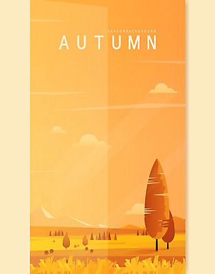 나무 백그라운드 단풍 일러스트 하늘 나뭇잎 산 사람없음 갈색 가을풍경 가을 가을배경 국내일러스트 AI파일 식물 계절 컬러 잎 풍경 파일형식 벡터 가을_계절