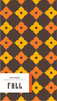 꽃 패턴 일러스트 사람없음 갈색 가을 플라워패턴 국내일러스트 AI파일 식물 계절 컬러 무늬 파일형식 벡터