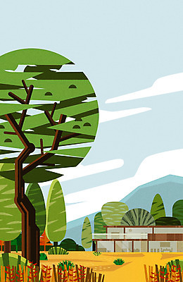 나무 건축 백그라운드 일러스트 자연 주택 초원 사람없음 정원 가을 가을배경 국내일러스트 AI파일 식물 계절 건물 생태계 파일형식 벡터 가을_계절