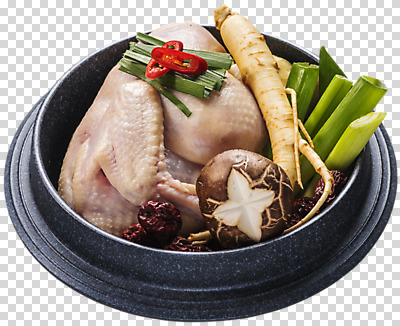 편집 편집이미지 한식 여름음식 사람없음 버섯 인삼 솥 대추 삼계탕 파 PNG 편집소스 제철음식 음식 채소 주방용품 삼 보양식 제철 파일형식 여름_계절