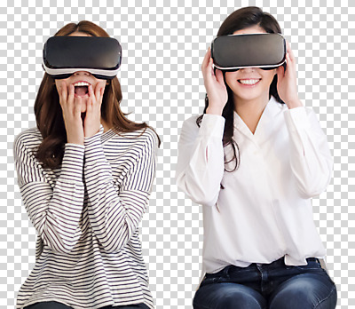 편집 편집이미지 여자 웃음 앉기 상반신 20대 성인 두명 앞모습 친구 한국인 PNG 가상현실 성인여자만 오큘러스 편집소스 VR기기 뷰포인트 관계 모션 표정 사람 동양인 청년 기계 여자만 성인만 파일형식