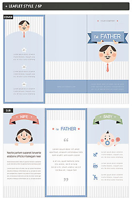 템플릿 표지디자인 여자 표지 남자 ZIP 내지 얼굴 리플렛 3단접지 가족 엄마 팜플렛 여러명 상반신 성인 아기 아빠 인디자인 INDD 이미지템플릿 다수 관계 사람 신체부위 파일형식