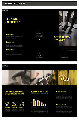 템플릿 표지디자인 표지 ZIP 내지 리플렛 3단접지 그래프 팜플렛 상반신 신체부위 운동 건강관리 헬스장 하반신 다리 런닝머신 인디자인 INDD 이미지템플릿 건강 관리 사람 운동기구 헬스 파일형식