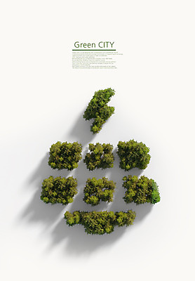 PSD 나무 편집 편집이미지 사람없음 초록색 3D 그린에너지 디지털합성 환경보전 에코 친환경 합성 태양에너지 집열판 편집3D 식물 컬러 환경 에너지 사회이슈 파일형식