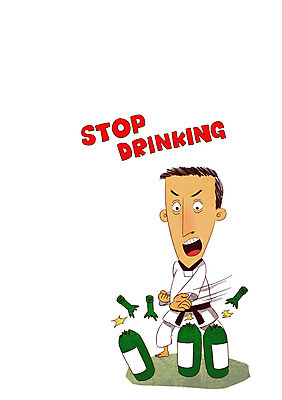 전신 PSD 남자 일러스트 술병 한명 성인 결심 태권도 소주병 금주 격파 성인남자한명만 국내일러스트 1 컨셉 모션 병_용기 주류 사람 격투기 소주 남자한명만 성인남자만 파일형식