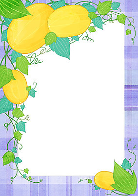 PSD 과일 일러스트 나뭇잎 프레임 사람없음 체크무늬 참외 프레임일러스트 과채 국내일러스트 잎 무늬 채소 파일형식