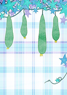 PSD 식물 열매 채소 일러스트 프레임 사람없음 체크무늬 수세미 프레임일러스트 국내일러스트 무늬 파일형식