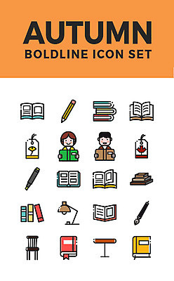 아이콘 여자 남자 의자 탁자 두명 책 노트북 세트 독서 연필 만년필 가을 스탠드 은행잎 웹아이콘 형광펜 북마크 2D아이콘 AI파일 계절 가구 잎 학용품 조명 사람 전자제품 필기구 펜 파일형식 벡터