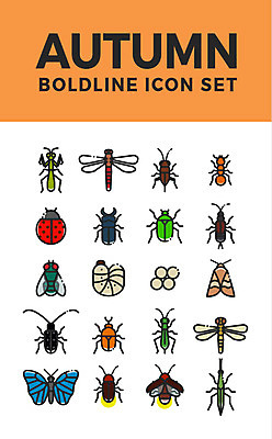 아이콘 나비 사람없음 세트 가을 잠자리 풍뎅이 무당벌레 웹아이콘 개미 파리_프랑스 파리_곤충 사마귀 나방 곤충알 귀뚜라미 반딧불이 방아깨비 하늘소 2D아이콘 AI파일 계절 곤충 알 프랑스 파일형식 벡터