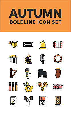 아이콘 악기 음악 이어폰 나뭇잎 사람없음 스마트폰 세트 스피커 종 가을 건반 피아노 마이크 드럼 웹아이콘 탬버린 하프 아코디언 하모니카 호른 마라카스 2D아이콘 AI파일 계절 음향기기 잎 현악기 문화예술 타악기 관악기 핸드폰 스마트기기 건반악기 금관악기 파일형식 벡터