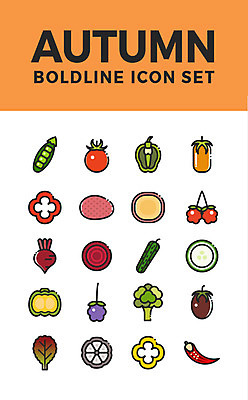 아이콘 채소 방울토마토 고추 호박 오이 파프리카 사람없음 세트 가을 상추 브로콜리 완두콩 웹아이콘 비트 2D아이콘 AI파일 계절 토마토 콩 파일형식 벡터