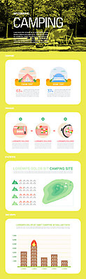 일러스트 그래프 텐트 요리 사람없음 건물 캠핑 인포그래픽 캠핑장 화재 국내일러스트 AI파일 건축물 레저 캠핑도구 사건 파일형식 벡터