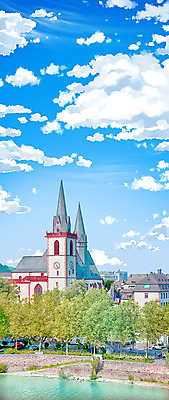 PSD 나무 구름 백그라운드 일러스트 하늘 주택 사람없음 건물 강 애니메이션 국내일러스트 자연요소 식물 건축물 파일형식