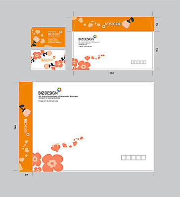 템플릿 꽃 명함 명함템플릿 서류봉투 편지봉투 사람없음 세트 패키지 봉투템플릿 우편봉투 비즈디자인 봉투디자인 이미지템플릿 AI파일 식물 봉투 편지 우편물 파일형식 벡터