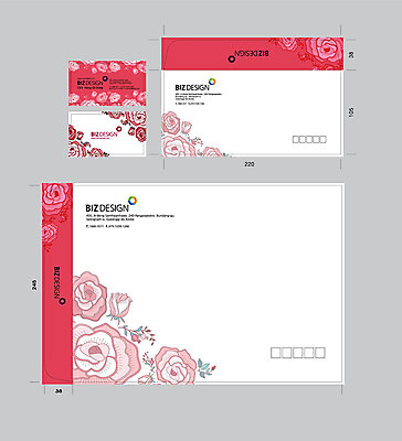템플릿 꽃 분홍색 명함 명함템플릿 서류봉투 편지봉투 사람없음 세트 장미 패키지 봉투템플릿 우편봉투 비즈디자인 봉투디자인 이미지템플릿 AI파일 식물 컬러 봉투 편지 우편물 파일형식 벡터