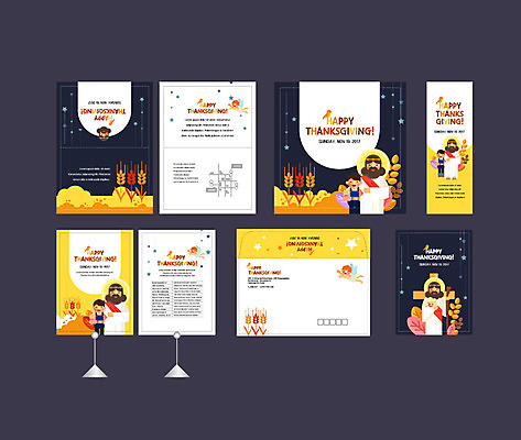 템플릿 배너템플릿 남자 기독교 어린이 곡류 이벤트 여러명 상반신 성인 세트 현수막 전단 엽서 초대장 약도 추수감사절 소봉투 행사세트 행사템플릿 AI파일 배너 종교 다수 지도 편지봉투 카드_감사 사람 편지 홍보물 파일형식 벡터