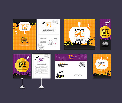 템플릿 배너템플릿 이벤트 사람없음 세트 세일 할로윈 보름달 현수막 전단 엽서 초대장 약도 잭오랜턴 소봉투 행사세트 행사템플릿 AI파일 배너 지도 편지봉투 카드_감사 달 편지 홍보물 파일형식 벡터