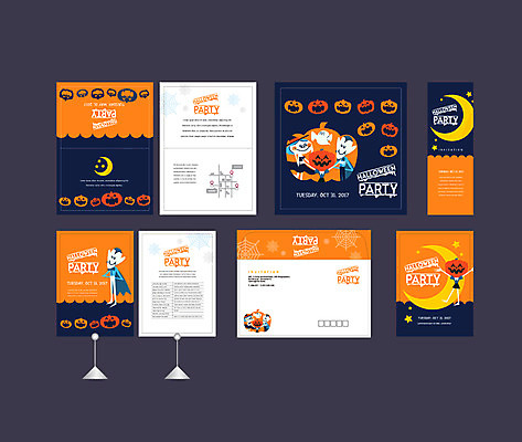 템플릿 배너템플릿 이벤트 사람없음 세트 할로윈 달 현수막 전단 엽서 초대장 약도 잭오랜턴 소봉투 행사세트 행사템플릿 AI파일 자연요소 배너 지도 편지봉투 카드_감사 편지 홍보물 파일형식 벡터