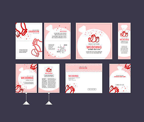 템플릿 배너템플릿 결혼 이벤트 사람없음 세트 장미 현수막 전단 청첩장 엽서 초대장 약도 소봉투 행사세트 행사템플릿 AI파일 배너 꽃 지도 편지봉투 카드_감사 편지 홍보물 파일형식 벡터