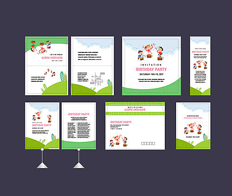 전신 템플릿 배너템플릿 여자 남자 어린이 이벤트 세트 파티 현수막 생일파티 생일 전단 엽서 초대장 약도 소봉투 행사세트 행사템플릿 AI파일 배너 기념일 지도 편지봉투 카드_감사 사람 편지 홍보물 파일형식 벡터