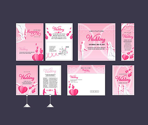 템플릿 배너템플릿 신부 신랑 결혼 이벤트 사람없음 세트 현수막 하트 페이퍼아트 전단 청첩장 엽서 초대장 약도 소봉투 행사세트 행사템플릿 AI파일 모양 배너 지도 편지봉투 카드_감사 편지 홍보물 파일형식 벡터