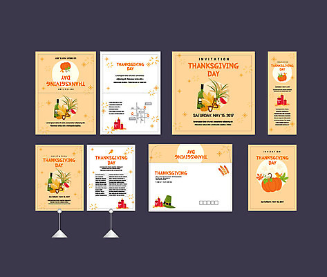 템플릿 모자 배너템플릿 호박 곡류 이벤트 사람없음 세트 와인 현수막 전단 엽서 초대장 약도 추수감사절 소봉투 행사세트 행사템플릿 AI파일 배너 잡화 기독교 지도 채소 편지봉투 카드_감사 주류 편지 홍보물 파일형식 벡터