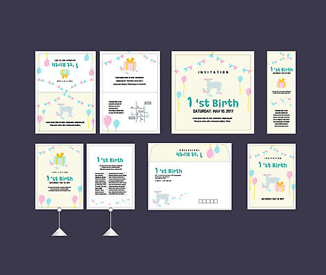 템플릿 배너템플릿 이벤트 사람없음 세트 현수막 생일 전단 엽서 초대장 약도 가랜드 돌잔치 첫돌 소봉투 행사세트 행사템플릿 AI파일 배너 기념일 지도 편지봉투 카드_감사 돌_생일 편지 파티용품 홍보물 파일형식 벡터