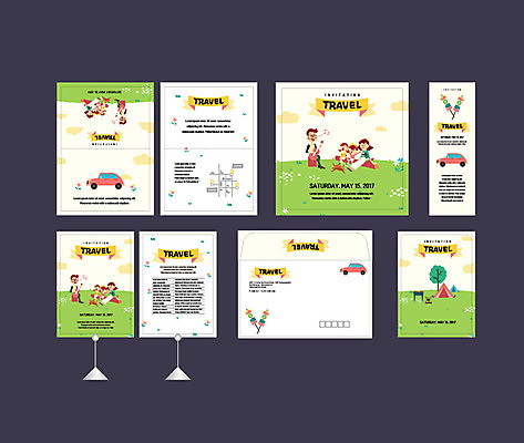 템플릿 배너템플릿 여자 남자 어린이 여행 가족 자동차 이벤트 여러명 성인 세트 캠핑 현수막 전단 엽서 초대장 약도 소봉투 행사세트 행사템플릿 AI파일 배너 육상교통 다수 지도 관계 레저 편지봉투 카드_감사 사람 편지 홍보물 파일형식 벡터
