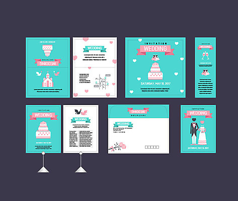 템플릿 배너템플릿 신부 신랑 결혼 이벤트 사람없음 세트 케이크 현수막 전단 청첩장 엽서 초대장 약도 소봉투 행사세트 행사템플릿 AI파일 배너 지도 디저트 편지봉투 카드_감사 편지 홍보물 파일형식 벡터