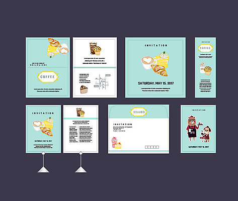 템플릿 배너템플릿 커피 곰 이벤트 사람없음 세트 케이크 현수막 강아지 크루아상 전단 엽서 초대장 약도 반려 소봉투 행사세트 행사템플릿 AI파일 동물 배너 음료 빵 지도 포유류 디저트 편지봉투 카드_감사 반려동물 개 편지 홍보물 파일형식 벡터