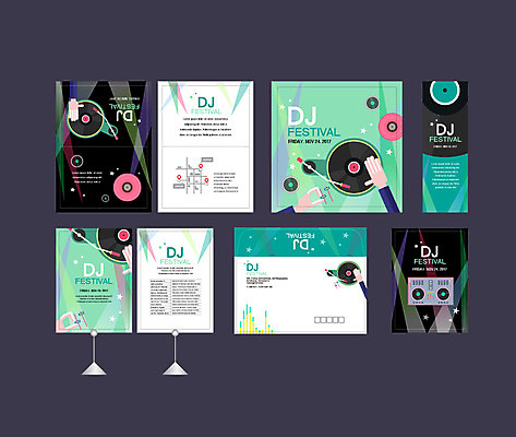 템플릿 손 배너템플릿 음악 이벤트 신체부위 세트 축제 현수막 DJ 전단 엽서 초대장 약도 소봉투 행사세트 행사템플릿 AI파일 배너 지도 문화예술 편지봉투 카드_감사 사람 편지 홍보물 파일형식 벡터