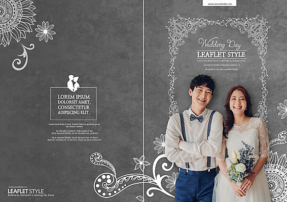 PSD 템플릿 편집 표지디자인 북디자인 커플 출판디자인 여자 표지 남자 리플렛 부케 결혼 북커버 웃음 팜플렛 상반신 20대 성인 두명 한국인 성인만 이미지템플릿 꽃다발 관계 표정 사람 동양인 이벤트 청년 파일형식