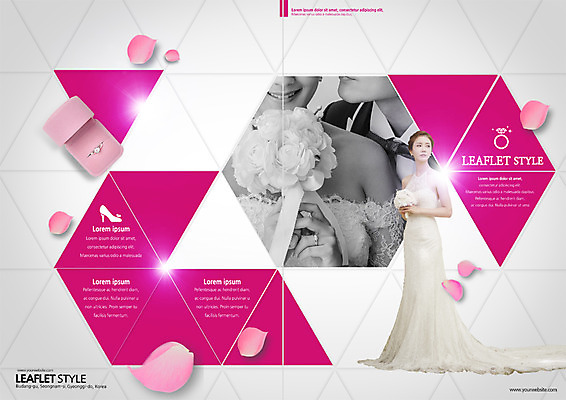 PSD 템플릿 편집 표지디자인 북디자인 커플 출판디자인 여자 표지 남자 꽃잎 신부 리플렛 부케 웨딩드레스 신랑 결혼 북커버 팜플렛 20대 성인 세명 한국인 반지 반지케이스 성인만 이미지템플릿 드레스 꽃 꽃다발 장신구 관계 사람 동양인 이벤트 청년 보관함 파일형식