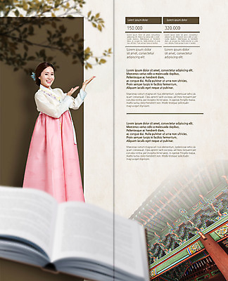 PSD 템플릿 편집 한국전통 표지디자인 북디자인 출판디자인 여자 내지 리플렛 여행 2단접지 북커버 한옥 안내 한명 웃음 팜플렛 성인 책 30대 한국인 나뭇가지 한복 단청 전통체험 국내여행 성인여자한명만 이미지템플릿 나무 1 전통 고건축 한국 표정 사람 동양인 장년 체험 전통의상 여자한명만 성인여자만 파일형식