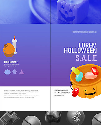 PSD 템플릿 편집 표지디자인 북디자인 출판디자인 표지 리플렛 2단접지 북커버 초 호박 사탕 팜플렛 사람없음 세일 초콜릿 할로윈 머핀 잭오랜턴 이미지템플릿 빵 채소 디저트 파일형식