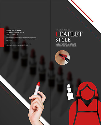 PSD 템플릿 편집 표지디자인 북디자인 손 출판디자인 여자 표지 리플렛 2단접지 북커버 한손 팜플렛 두명 신체부위 화장 뷰티 립스틱 입술 바르기 이미지템플릿 모션 사람 화장품 파일형식