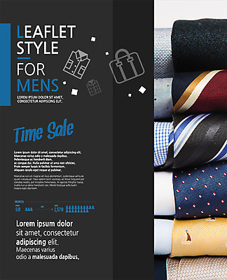 PSD 템플릿 편집 표지디자인 북디자인 출판디자인 패션 내지 리플렛 남방 2단접지 북커버 서류가방 넥타이 이벤트 팜플렛 사람없음 쇼핑 세일 이미지템플릿 잡화 셔츠 가방 파일형식
