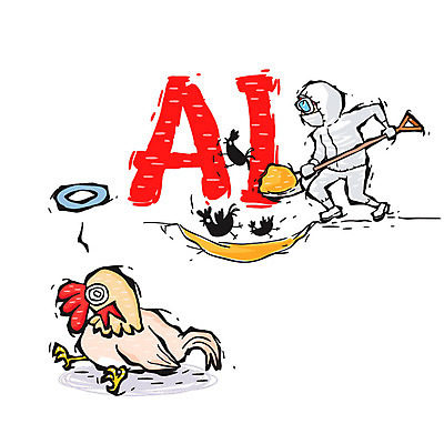 남자 캠페인 일러스트 한명 성인 죽음 닭 예방 방역 삽질 조류독감 묻힘 국내일러스트 AI파일 1 모션 조류 사람 전염병 파일형식 벡터