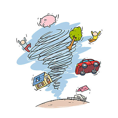 나무 일러스트 자동차 주택 두명 소용돌이 비행 돼지 자연재해 허리케인 국내일러스트 AI파일 식물 육상교통 포유류 사람 건물 회오리 재해 파일형식 벡터